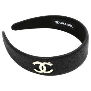 Lambskin Head Band CHANEL Authentic from 1stDibs